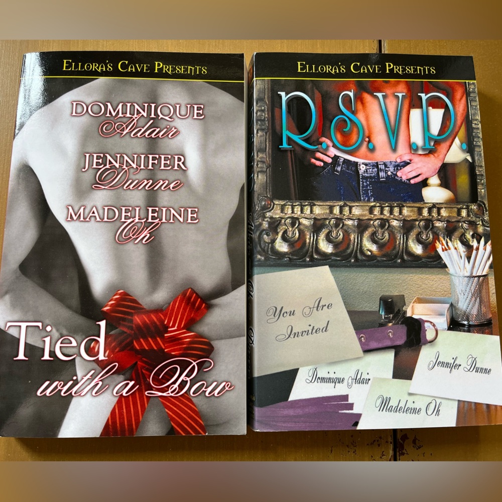 Bundle of 2 Ellora’s Cave author anthologies of erotic romance